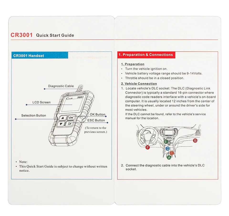 Launch X431 Cr3001 полный Obd2 сканер Obd 2 считыватель кодов двигателя Creader 3001 автомобильный диагностический инструмент Pk Cr319 Ad310 elm327 сканирующий инструмент