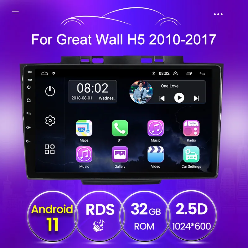 Для Greatwall Haval Hover H5 H3 2013 2014 2018 автомобильное радио GPS мультимедийный плеер BT WIFI