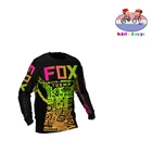 2021 Детские горнолыжные Джерси http Fox Горный велосипед горный велосипед рубашки внедорожник DH Мотоцикл Джерси Мотокросс детская спортивная одежда велосипед