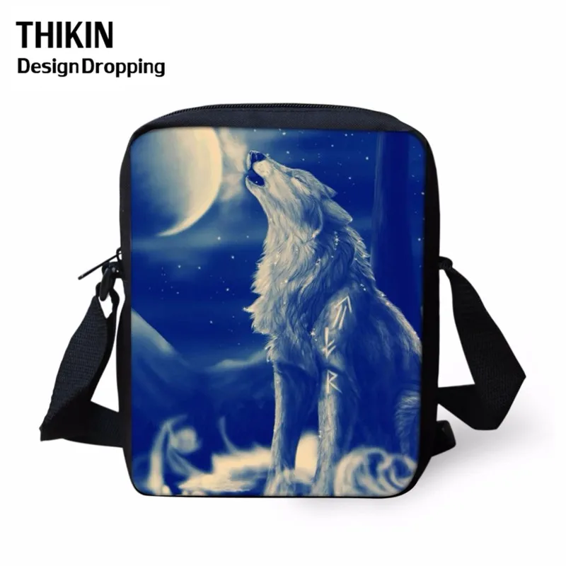 Детский мини мессенджер THIKIN с принтом Вселенная крутая дамская сумочка надписью