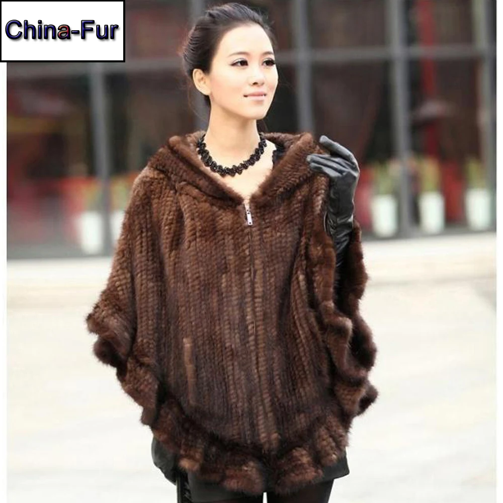 Новинка 2020 Лидер продаж пальто с капюшоном из натурального меха норки женский