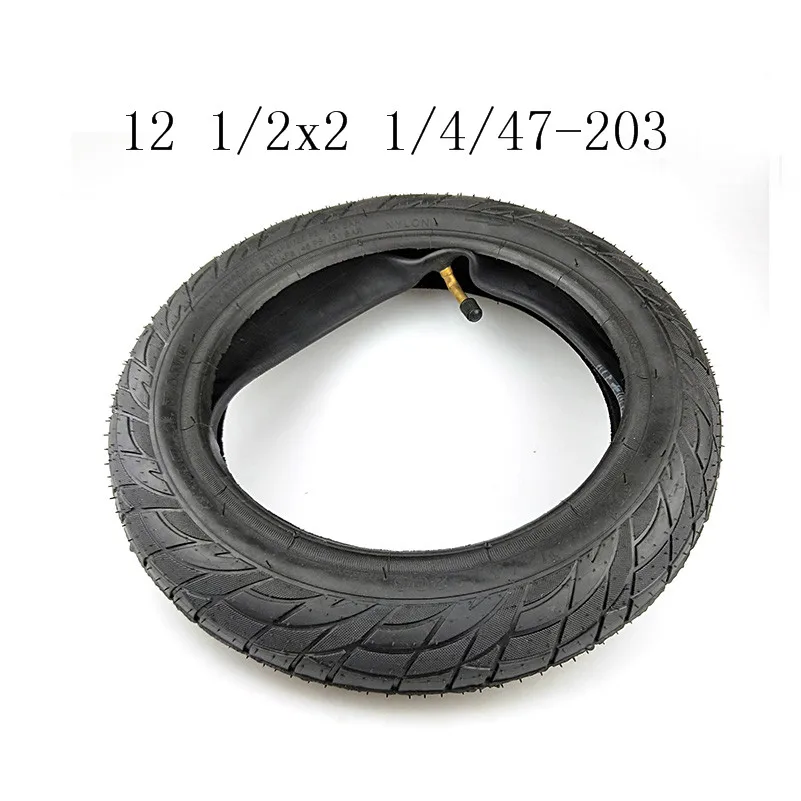 inner and outer tire 12 дюймов шины 12 1/2x2 1/4 47-203 шины и внутренняя труба подходит для электрического велосипеда, кенгуру для ребенка, складной электрический велосипед - Цвет: inner and outer tire