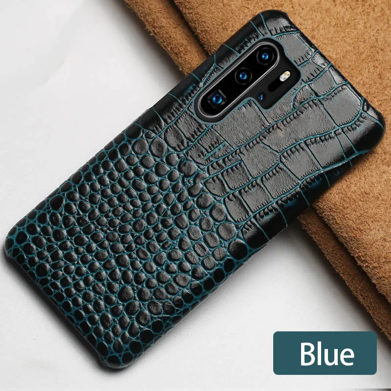 Воловья кожа чехол для телефона huawei mate 10 30 P10 P20 P30 для Honor 7X8X9X9 10 lite 20 Pro Y9 Y6 P Smart кожаная задняя крышка
