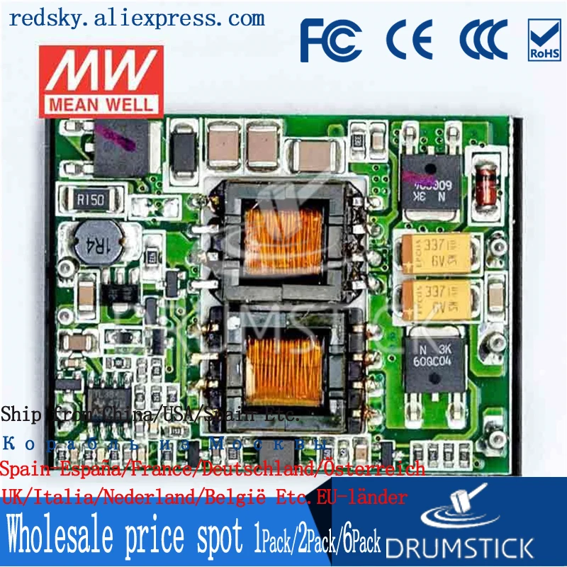 Фото (2 упаковки) Meanwell 15 Вт DC-DC источник питания для преобразования NSD15-12D12 +-12 В NSD15-12S5/12 5 (2 упаковки) Meanwell 15 Вт DC-DC источник питания для преобразования NSD15-12D12 +-12 В NSD15-12S5/12 5