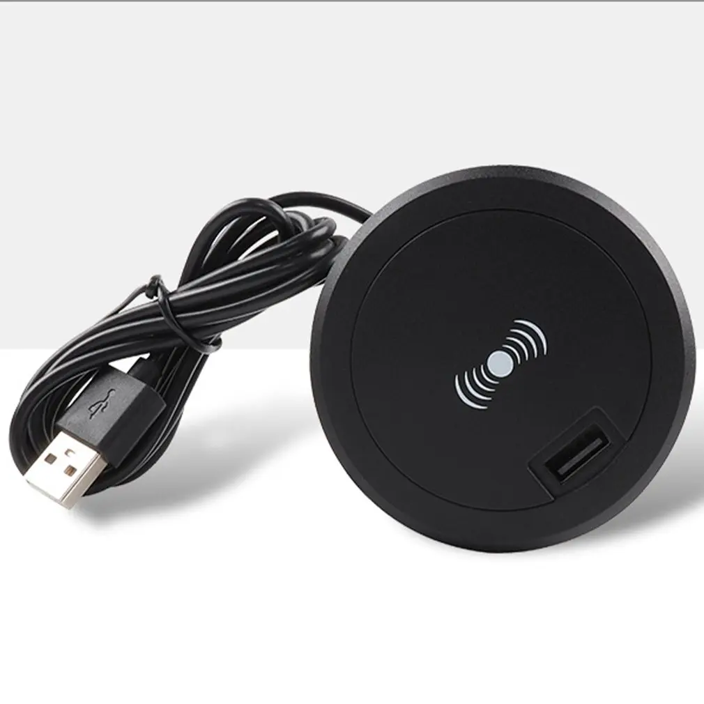 

Wireless Charger Desktop Embedded Fast Charging Station USB Phone Charger Smart Home Mobile Phone Wireless Charger