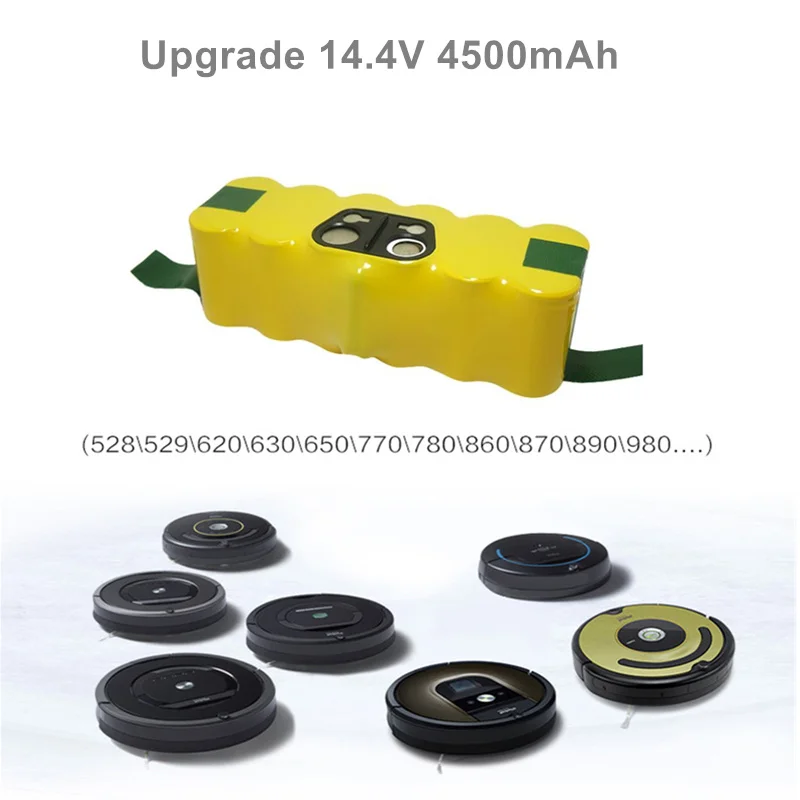Аккумуляторная батарея 3500/4500 мАч для робота пылесоса Irobot Roomba 500 600 700 800 900 620 650 770 780