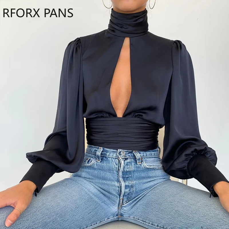 Женский топ с длинным рукавом| |