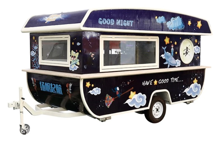 2019 новый дизайн грузовик для кофе еды мобильный киоск хот дог тележка трейлер