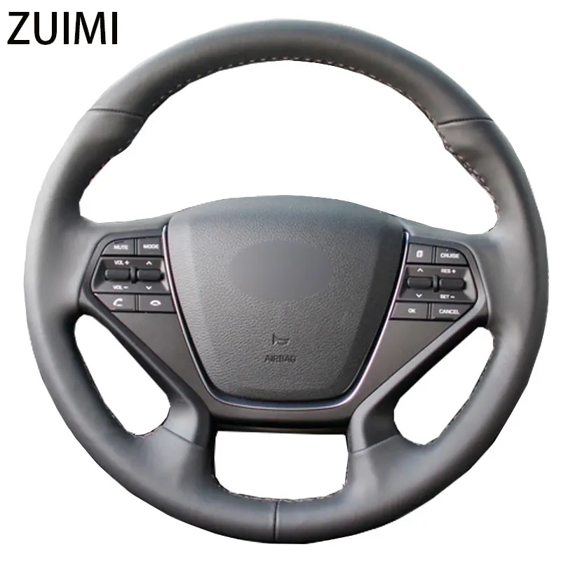 

Рукоделие шитья, оплетка на руль Hyundai Sonata 9 2015 2016 2017 (4-спицы)