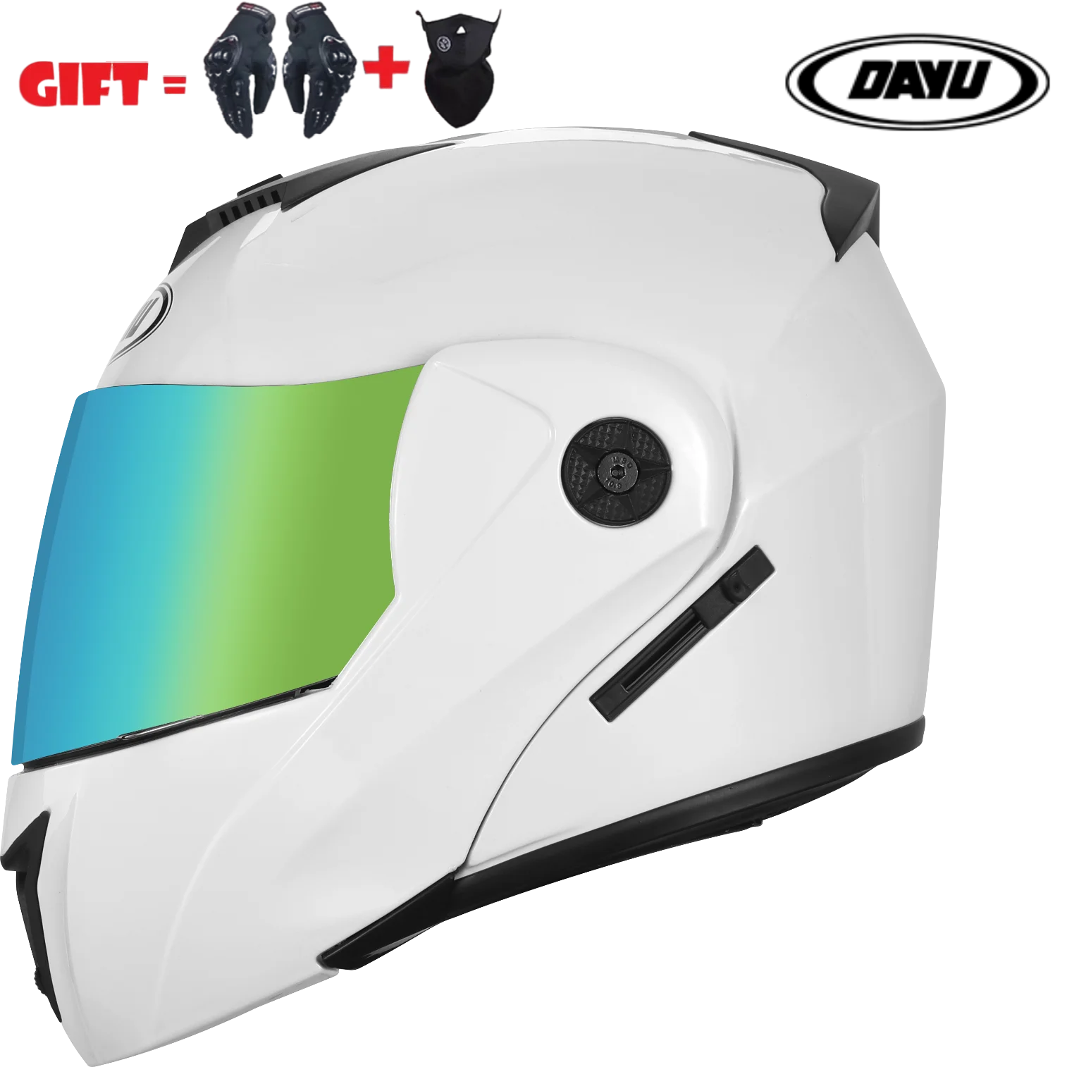 

NEW Flip Up Motorcycle Helmet Full Face Racing Motorbike Helmet With Double Sun Visor Moto Motocross Helmets For Women Man kask
