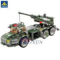331pcs military speedforced howitzers building blocks sets land war diy creative model bricks educational toys for children