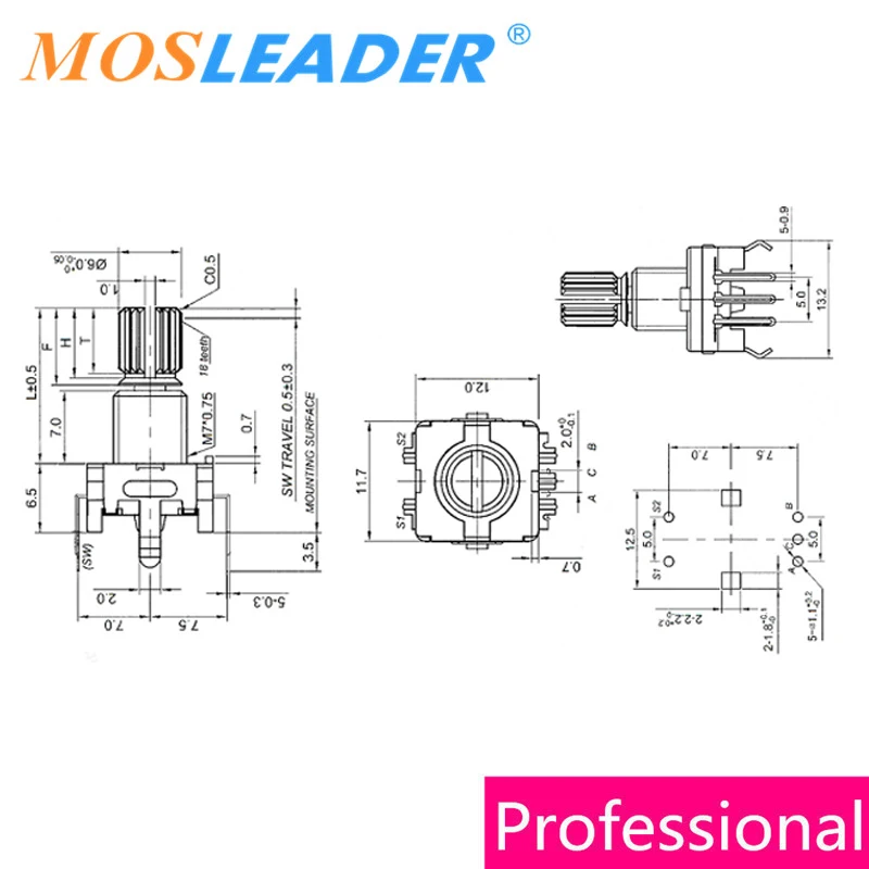 Поворотный энкодер Mosleader 100 шт