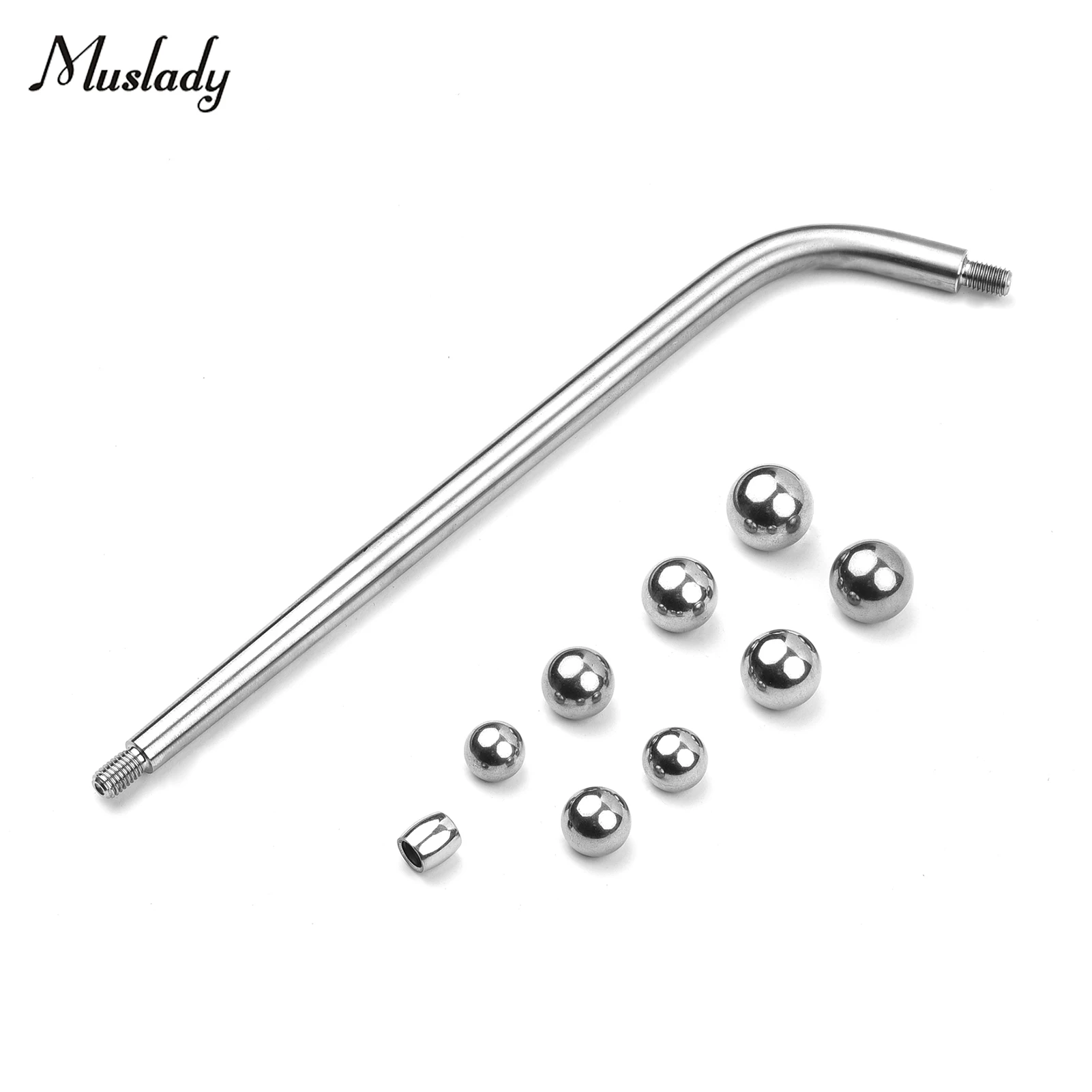 

Muslady Saxophone Repair Tool Set Long Rod + Metal Ball + Bucket Ball Sax Neck Maintenance Tool for Alto/ Tenor Saxophone