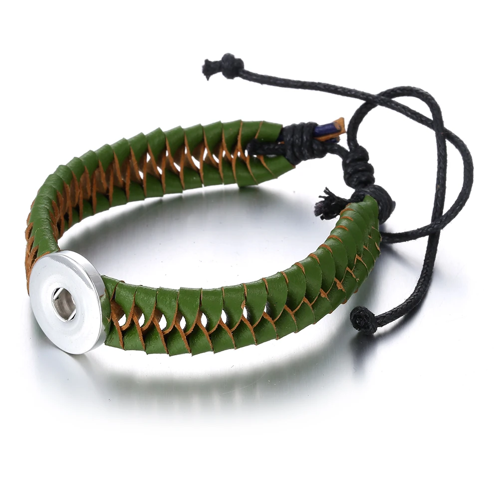 Женский браслет из искусственной кожи 4 цвета 18 мм|Браслеты с шармами| |