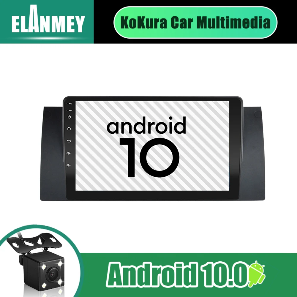 Автомагнитола 2DIN 9 дюймов Android 10 0 мультимедийный стерео проигрыватель GPS