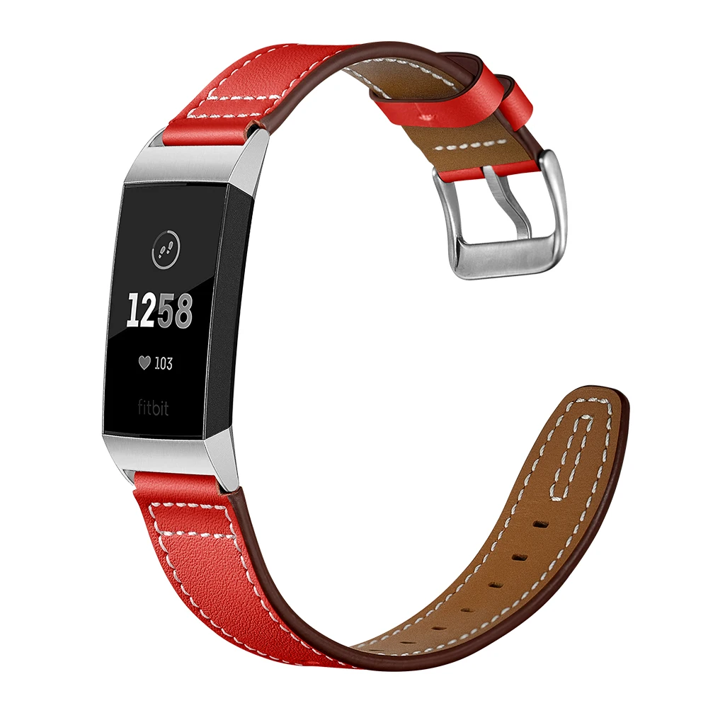 Кожаный ремешок для браслета Fitbit charge 2 кожаный ремешок для Fitbit charge 3 ремешок умный Браслет Смарт-часы ремешок на запястье