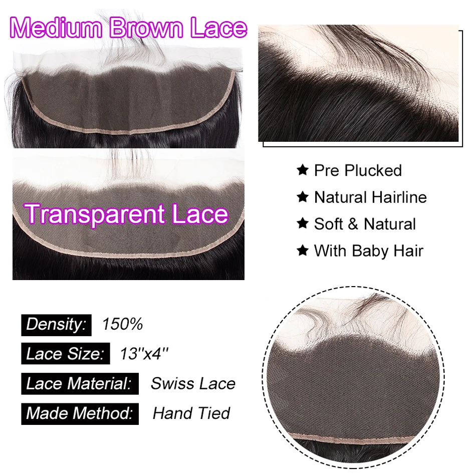 Волнистые пряди для тела Celie с фронтальной кружевной застежкой HD 3 закрытием