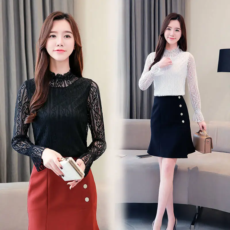 Женская кружевная Новинка 2020 модная женская одежда корейские повседневные