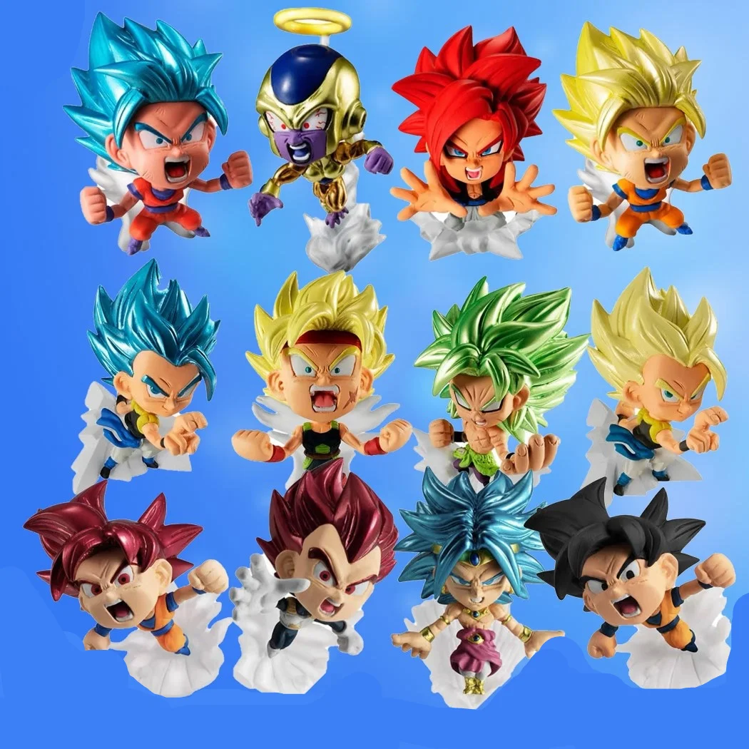

Bandai Genuine Gacha Dragon Ball Super Frieza Son Goku Burdock Vegeta IV Broli Action Figure Model Toys