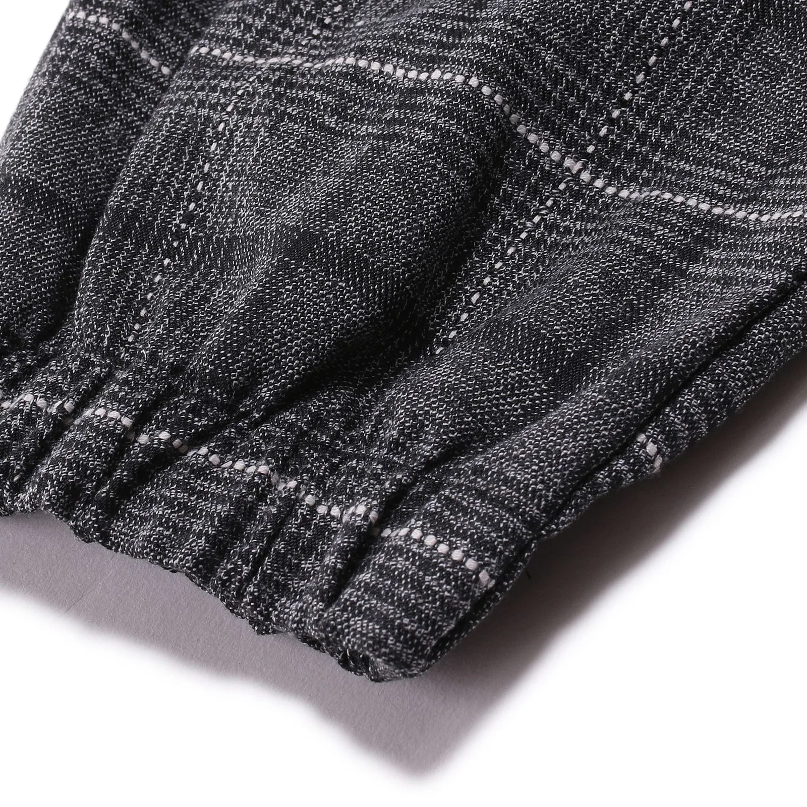 

New Men's Pants Plaid Striped Straight Long Slim Fit Pants Middle-waisted Causal Full Length Trousers Man Sweatpants Streetwear