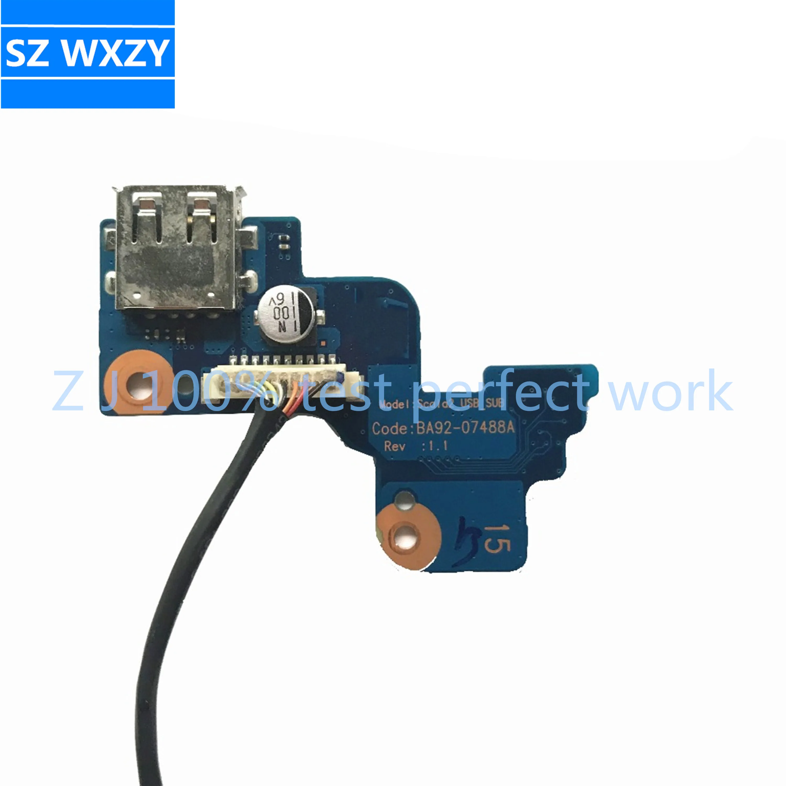 Оригинальный Для Samsung RV408 RV409 RV411 RV415 RV509 RV511 RV515 RV520 USB Кнопка питания плата BA92 07502A