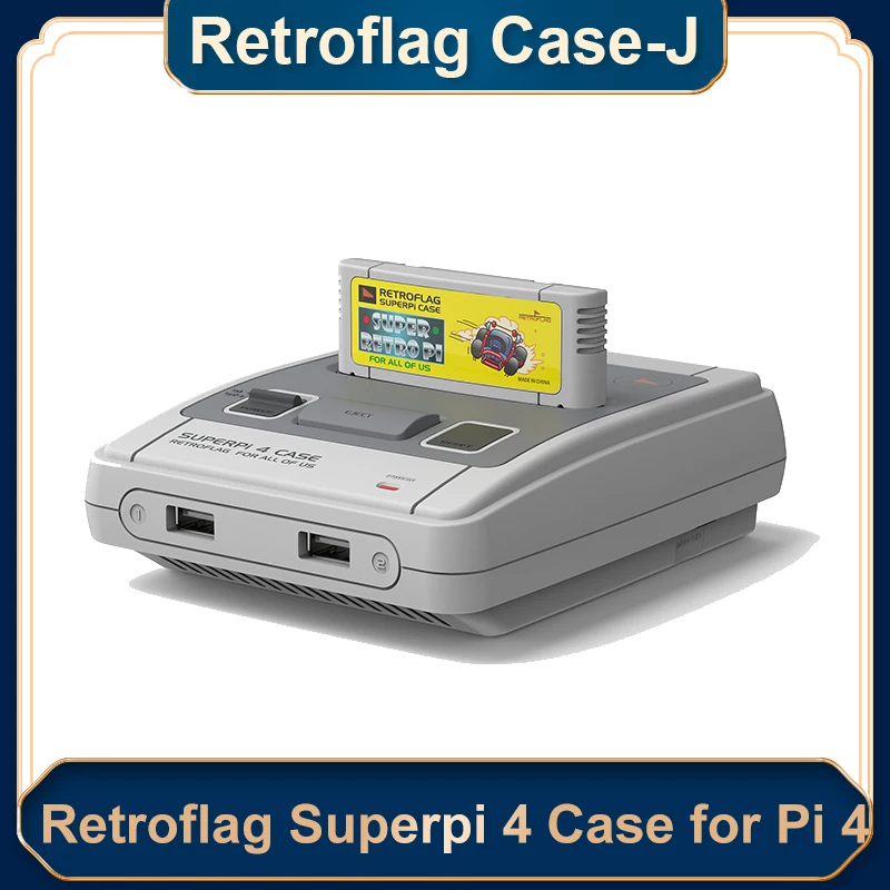 Чехол Retroflag SUPERPi 4 чехол для Raspberry Pi с функцией безопасного отключения функции