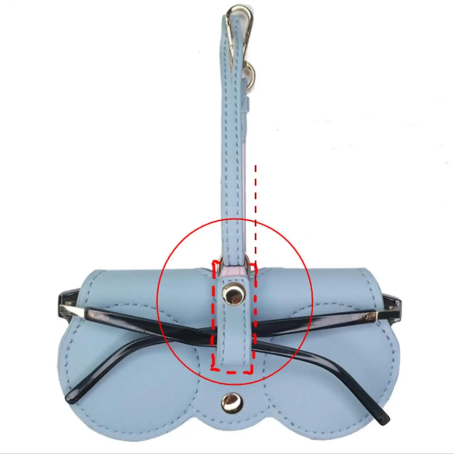 

Cartoon High PU Leather Glasses Bag Multi-function Eyeglasses Case Women Sunglasses Storage Protection Cute Glasses Cover