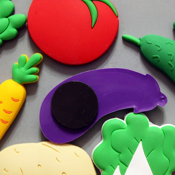 Мягкие пластиковые фрукты холодильник для овощей магнит стикер креативный