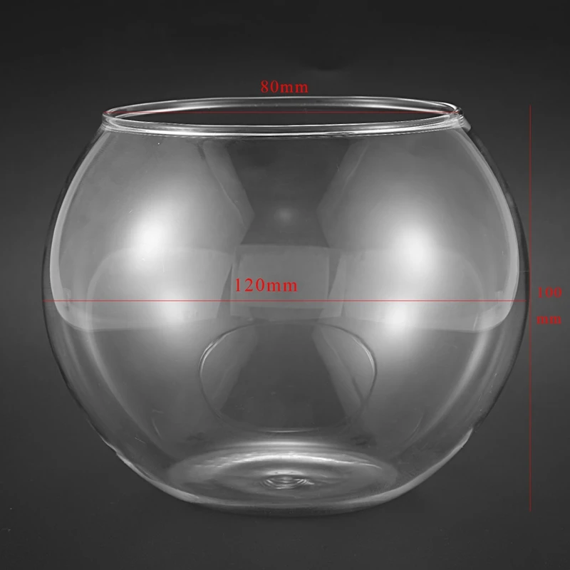 

LBER Round Sphere Vase in Transparent Glass Fish Tank