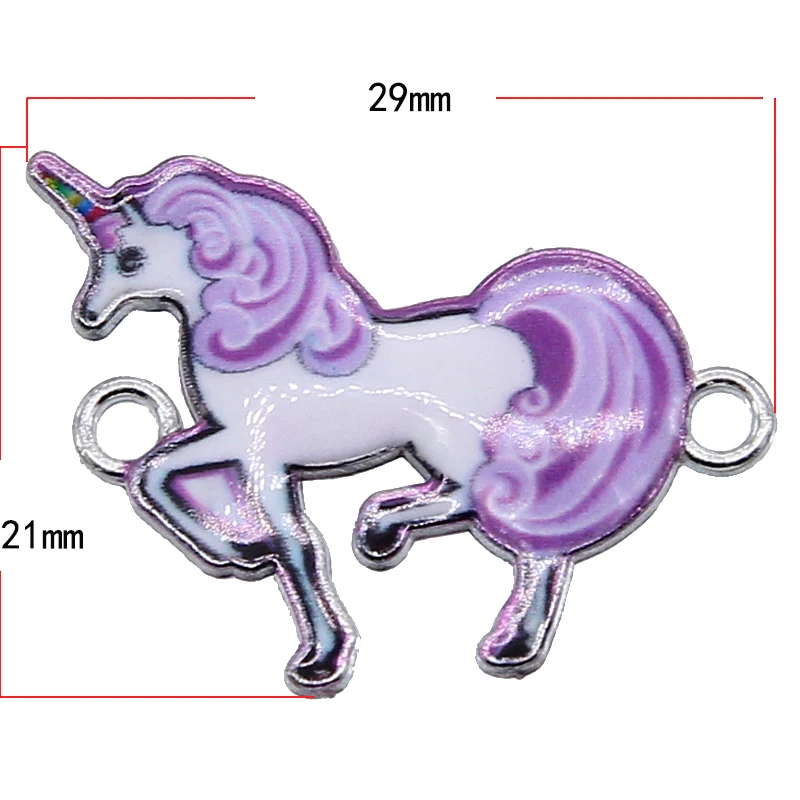 Коннектор для эмаль капля с животными на удачу женщин и девушек браслет