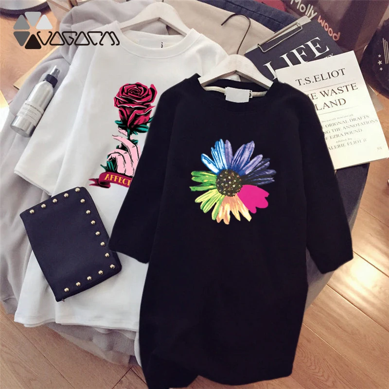 Женское платье с коротким рукавом романтичное принтом из Корто и роз женская