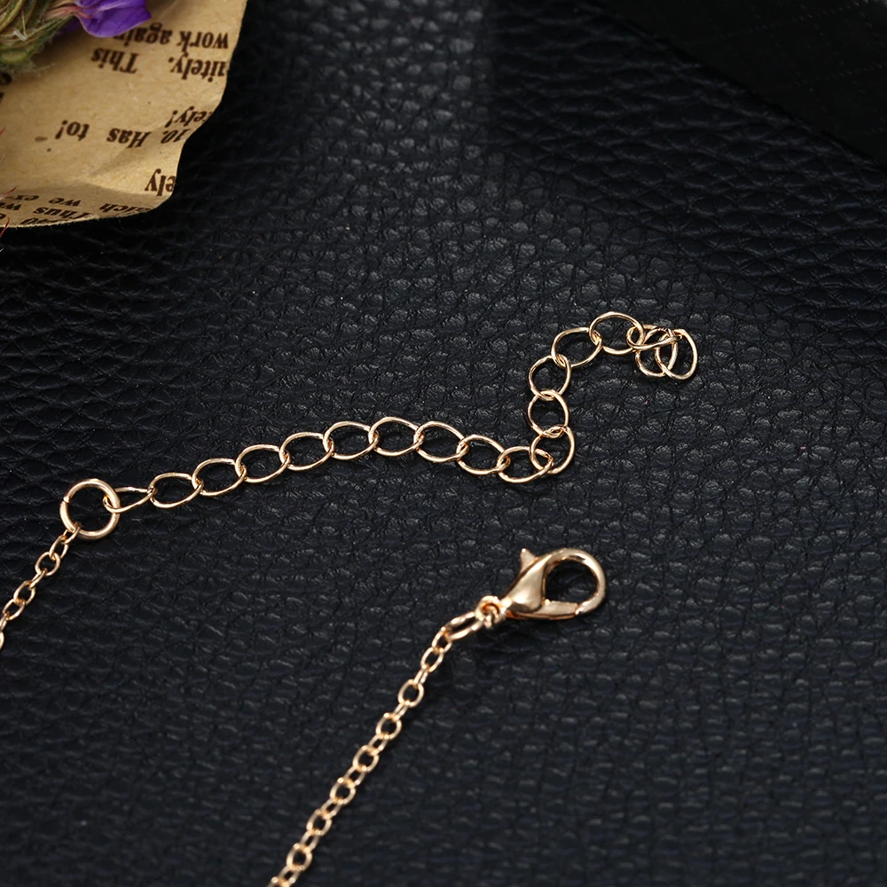 Браслет-цепочка Женский Регулируемый из нержавеющей стали с буквами 2020 |