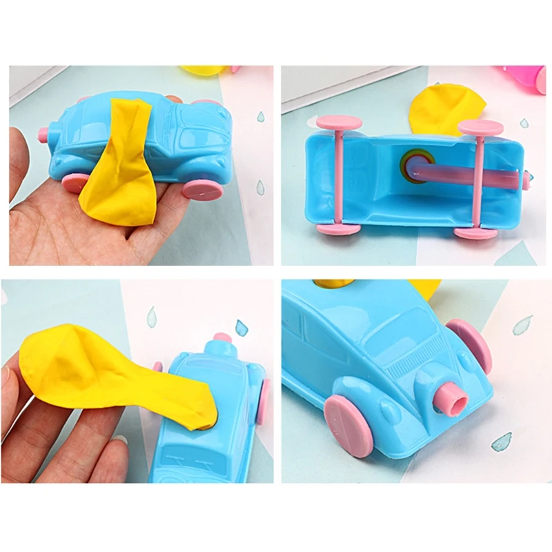 

Aerodynamic Balloon Car Practical Learning Inertial Toys Balloon Powered Car Develop Thinking Skills Kindergarten
