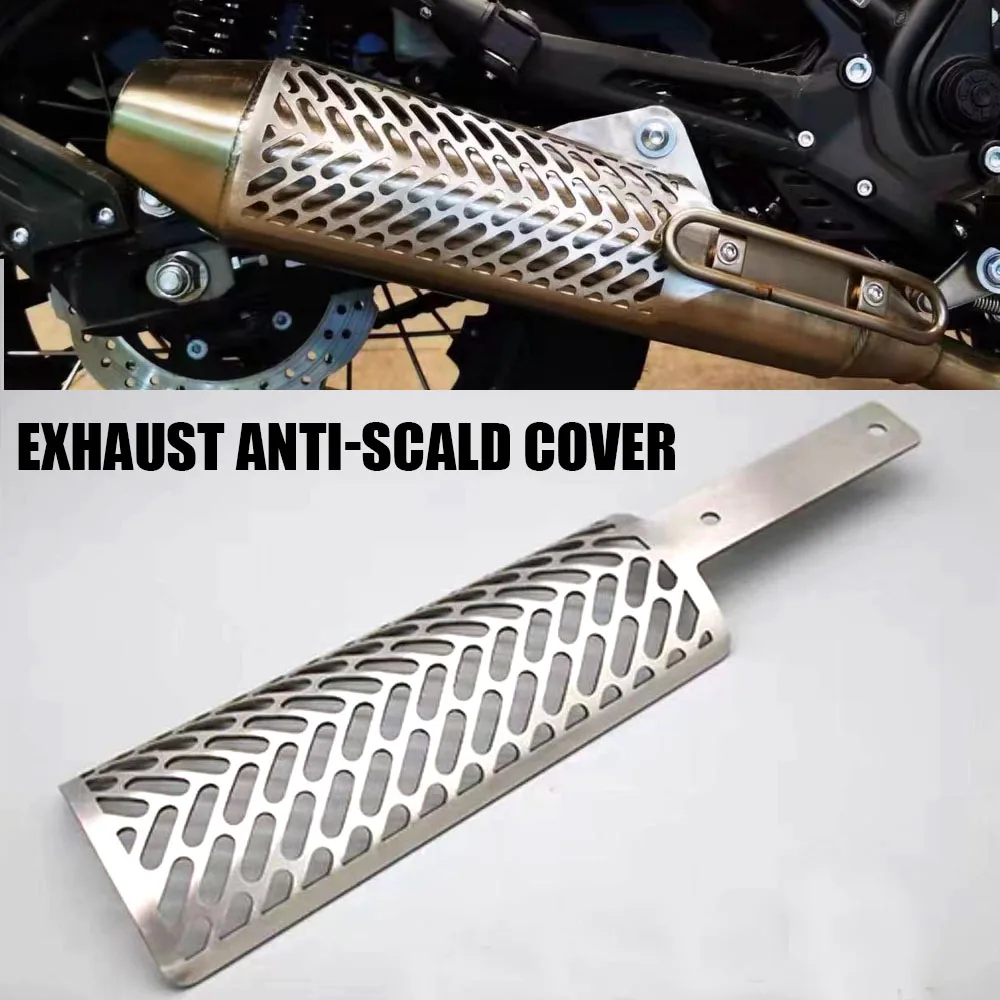 Motorcycle Exhaust Heat Shield Protector Anti-scalding Guard For Motron Revolver 125