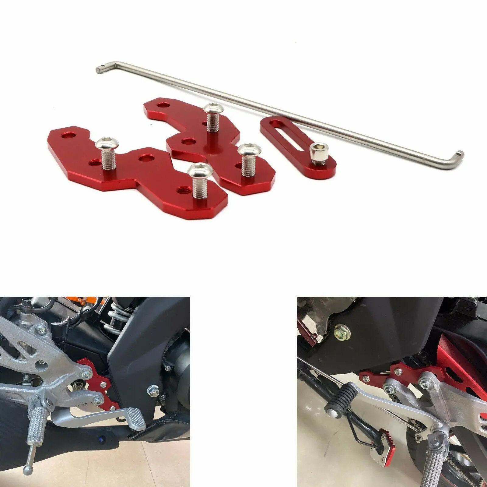 

Для Yamaha YZF R15 V3 2018-2019 Rearset база подножки задняя поднять кронштейн