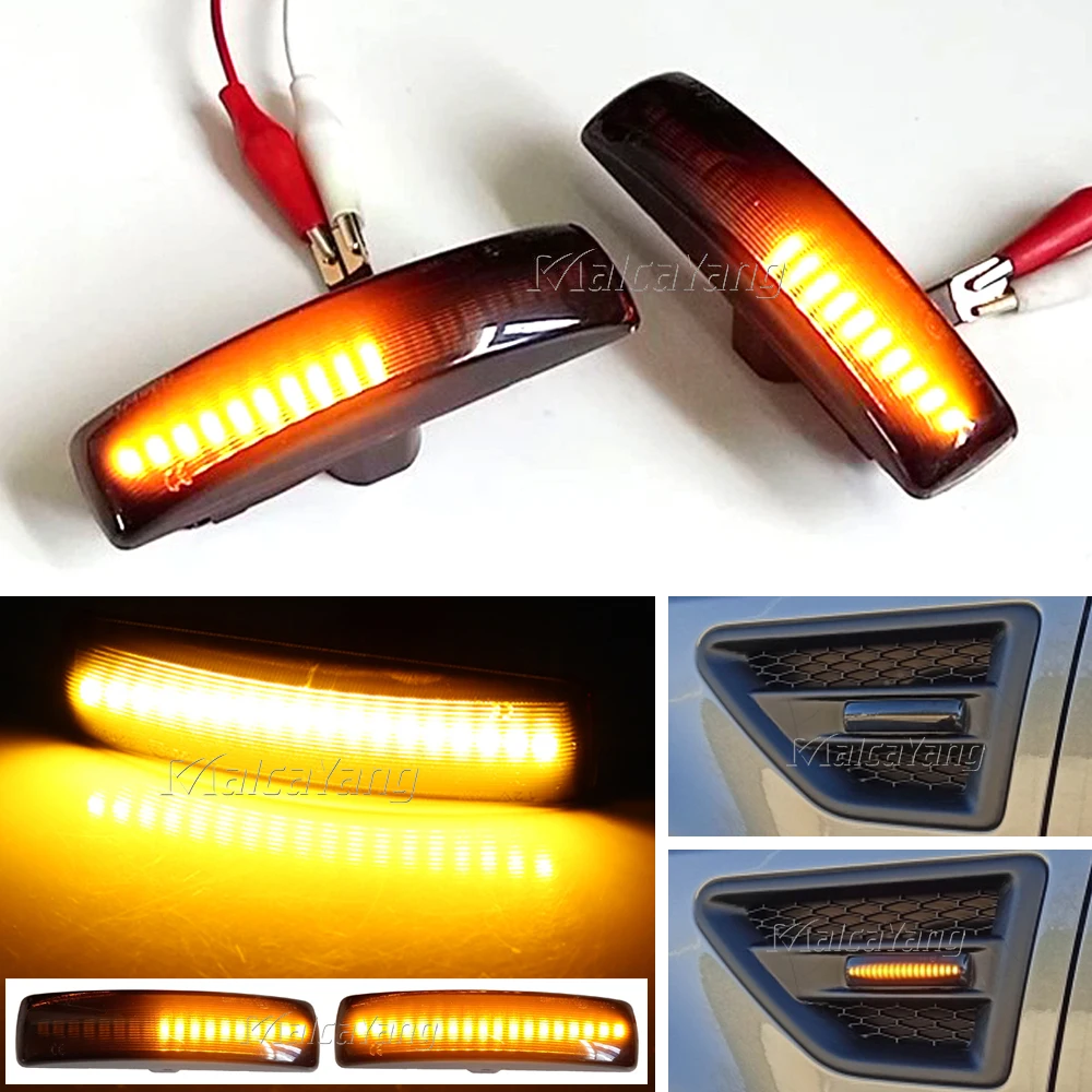 

Для Rover Sport L320 Land Rover LR2 Freelander 2 L359 LR3 LR4 Discovery 3/4 L319 Flasher светодиодный динамический сигнал бокосветильник фонарь