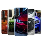 Синий красный спортивный автомобиль для Huawei Y9S Y6S Y8S Y9A Y7A Y8P Y7P Y5P Y6P Y7 Y6 Y5 Pro Prime 2020 2019 Прозрачный чехол для телефона