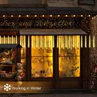 Светодиодная водонепроницаемая лампа для метеоритного душа, яркая Декоративная гирлянда для сада