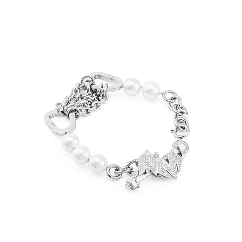 

Babama trend partner fourtry with the same bracelet male couple personality Liu Yu the same pearl bracelet woman