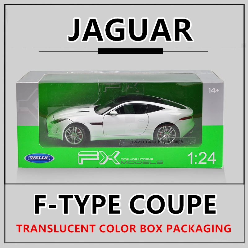 Модель автомобиля WELLY 1:24 Jaguar F-Type из сплава модель украшение коллекция подарок