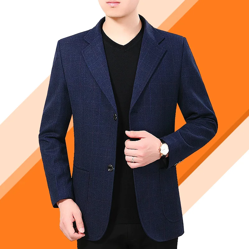 

fashion Blazer Mens Slim Fit Blazers Slim Masculino Business Casual Stylish top coat Spring Autumn dropshipping jackets