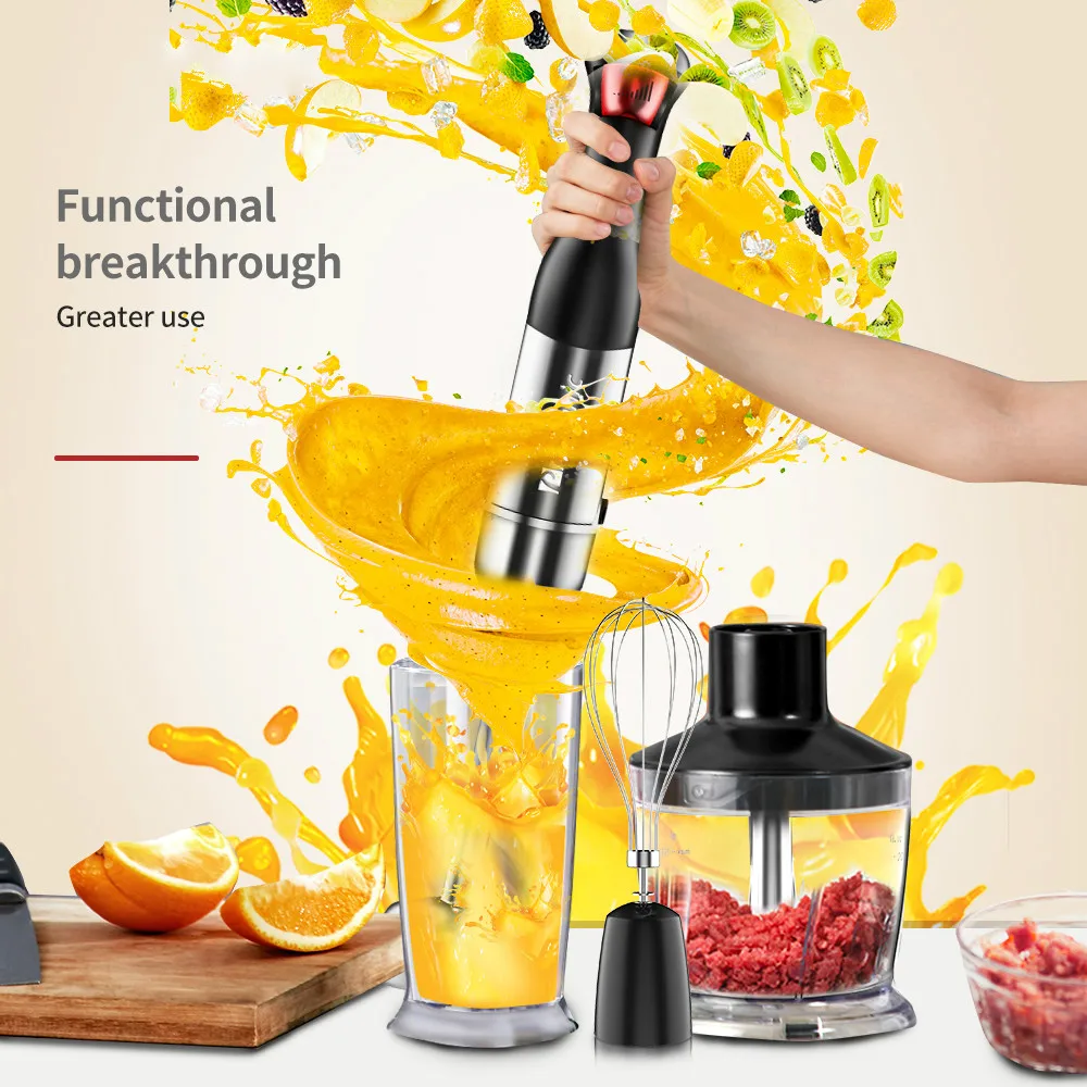 Proscenic Hand Blender Stick Powerful Immersion Portable 4 in 1 set for Kitchen Whisk Beaker Juicer Mixer Smoothie Baby | Бытовая