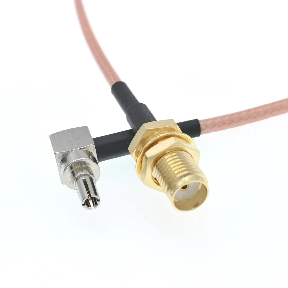 Коаксиальный кабель с разъемом SMA и штекером CRC9 90 градусов RG316 8 дюймов 20 см
