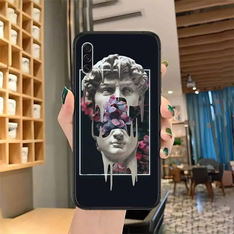 

Aesthetic Renaissance Sculpture Art Phone Case for samsung galaxy a 51 52 71 50 12 72 21s 70 40 20e 31 30s 32 5G soft coque