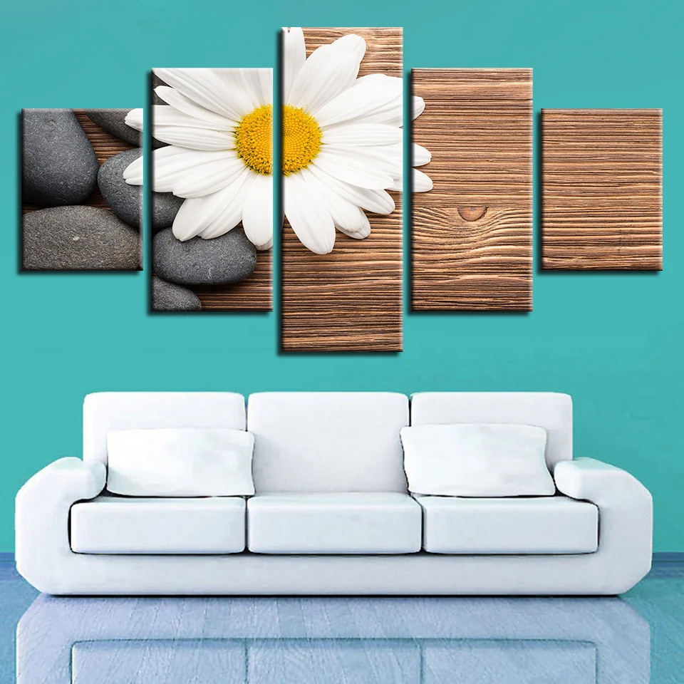 Постер с цветами розовый красный жёлтый белый фиолетовый синий черный стены 5