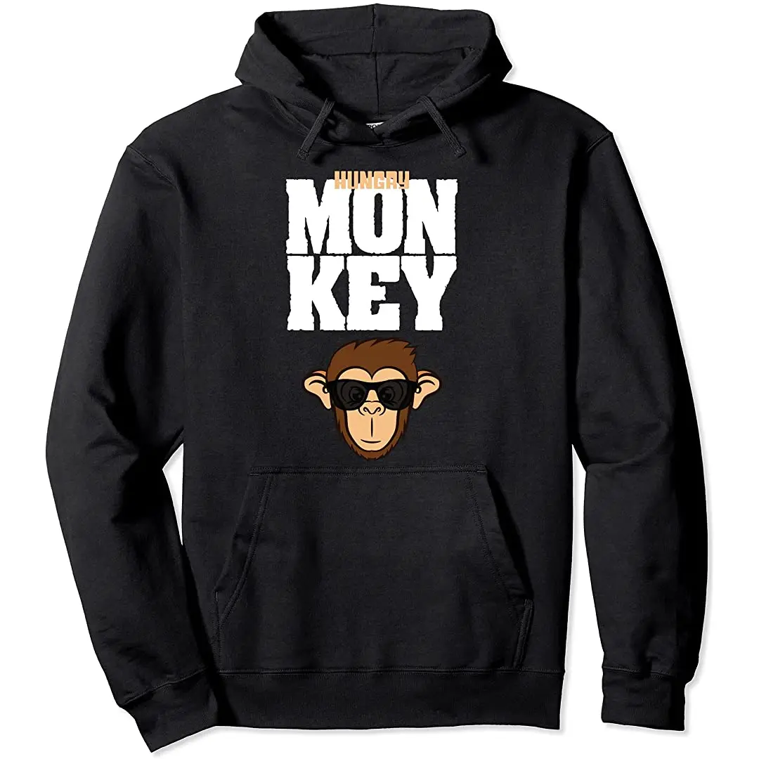 

Monkey Head With Sunglass Monkey Pullover Hoodie