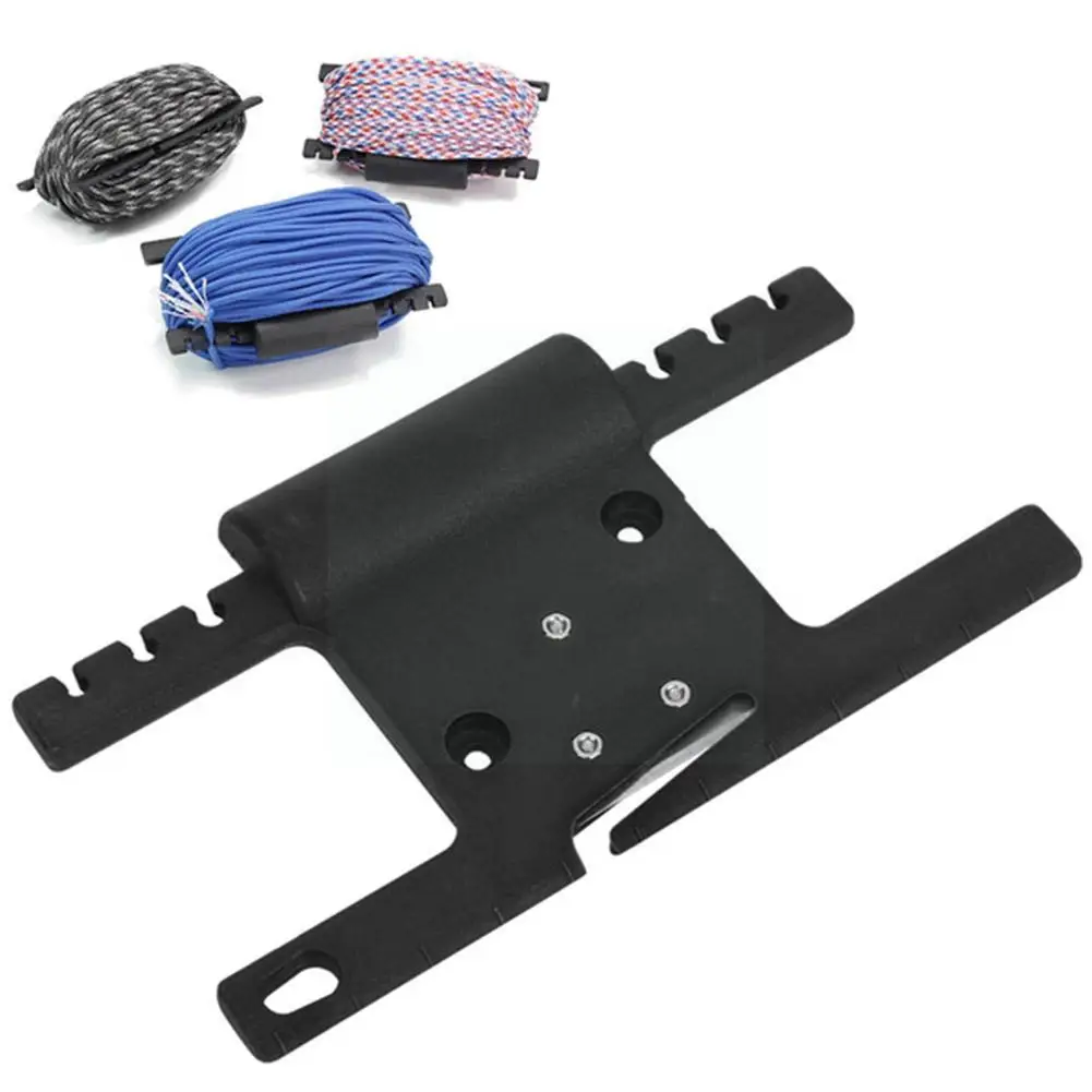 

1pcs Multi-functional Winding Line Reel Rig Umbrella Cut Outdoors Tool Rope Bracket Mini Dispenser Survival Storage Gadget B0a3