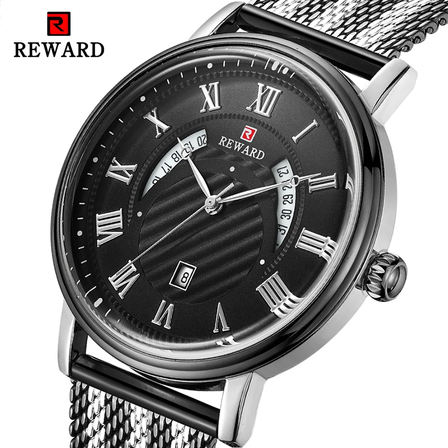 Часы наручные мужские кварцевые модные водонепроницаемые повседневные с