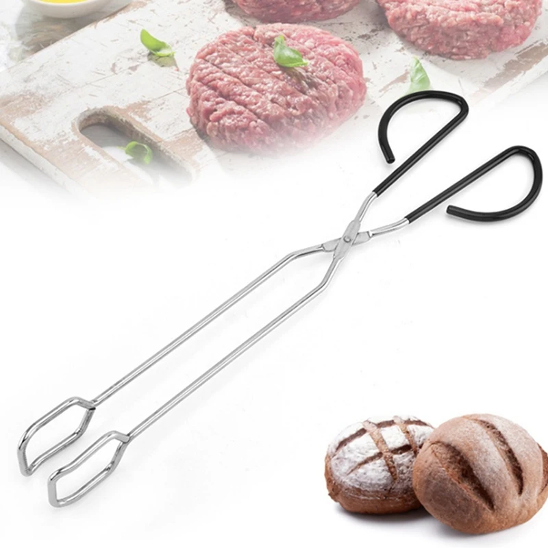

Stainless Steel Kitchen Tongs Extra Long Scissor Tongs with Comfortable Handle for Barbecue Grilling