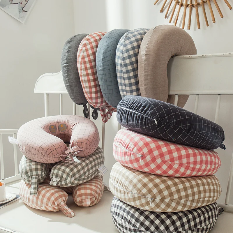 U образная подушка из пены с эффектом памяти медленно восстанавливающая форму